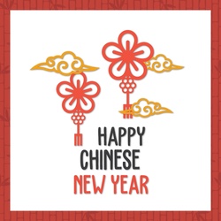 Simple greeting for Chinese New Year