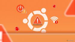 Ubuntu logo with bugs