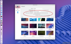 Desktop settings