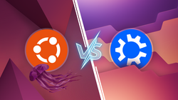 Ubuntu and Kubuntu logos