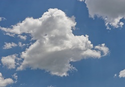 Blue Sky, White Clouds.