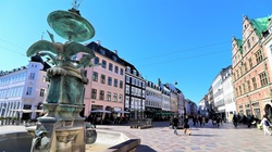 Storkespringvandet, stork fountain in Copenhagen