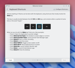 Plasma Welcome Center apps