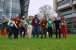 group picture of FSF members and volunteers