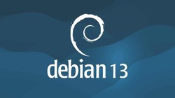 Debian 13 logo