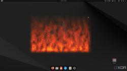 burning fire