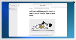 Tab being dragged in Orion Milestone 2