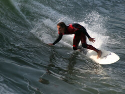 Shot on the north side of Huntington Beach Pier, Huntington Beach, CA, on 19 Nov 2007.