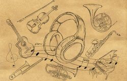 musical instruments