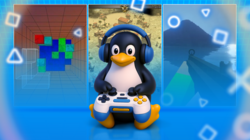 penguin playing
