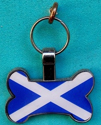 Scottish Bone Keyring