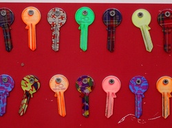 Assorted Patterned Keys