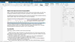 From left to right: Writer, Impress, and Calc. Click to expand