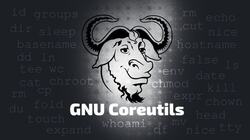 GNU Coreutils WHOAMI logo
