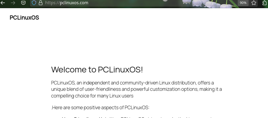 Welcome to PCLinuxOS!