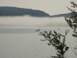 Smoke From Fires On Water