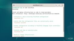 tldr running in terminal
