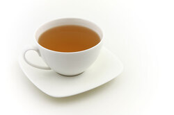 Cup of tea isolated on white background