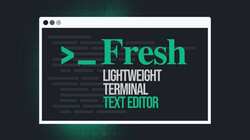 Fresh lightweight terminal text editor