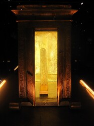 Interior of Tutankhamun shrine