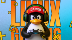 penguin with gamer cap