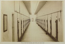 View of Fifth Block Corridor, with Gallery, Two Stories High