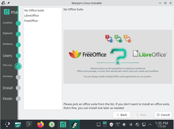 Manjaro Linux installer