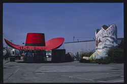 Gas station, Route 99, Seattle, Washington.