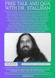 Richard Stallman Will Speak at Georgia Tech on January 23