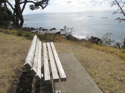 A Scenic place to sit overlooking NZ coastal