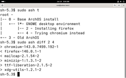 manipulating the tree of snapshots from the command line.