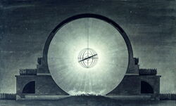 Cross section of Newton Cenotaph