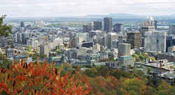 Montreal as seen from Mount Royal