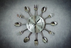 Clock, Kitchen, Kitchen Clock, Chef