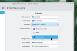 Default Applications System Settings