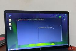 command running on konsole