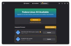 This is how firmware upgrades are delivered to me on Fedora Workstation, thanks to LVFS