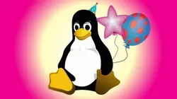 tux with balloons