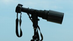 Camera With Telephoto Zoom Lens