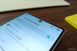 Notification history