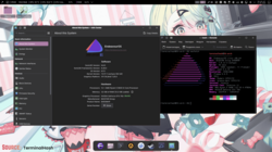 From left to right we have SonicDE on EndeavourOS, Artix Linux, and Vendefoul Wolf