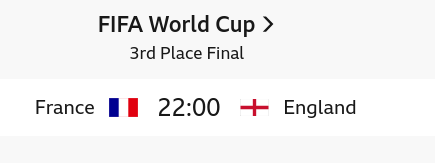 3rd Place Final