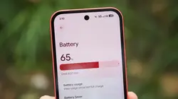 battery at 65%