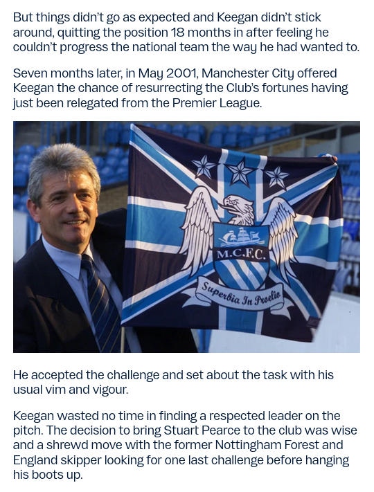 Kevin Keegan's City: Goals, thrills and flair