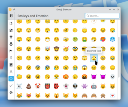 emoji selector application
