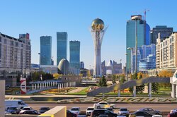 Capital city Astana is the economic centre of Kazakhstan