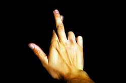 Crossed fingers