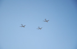 Jets flying in formation