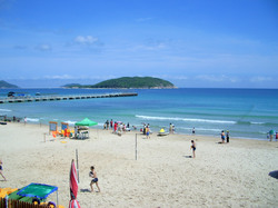 Ocean beach, Hainan Island, China
