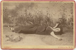 Loie Fuller as Ustane in her death scene